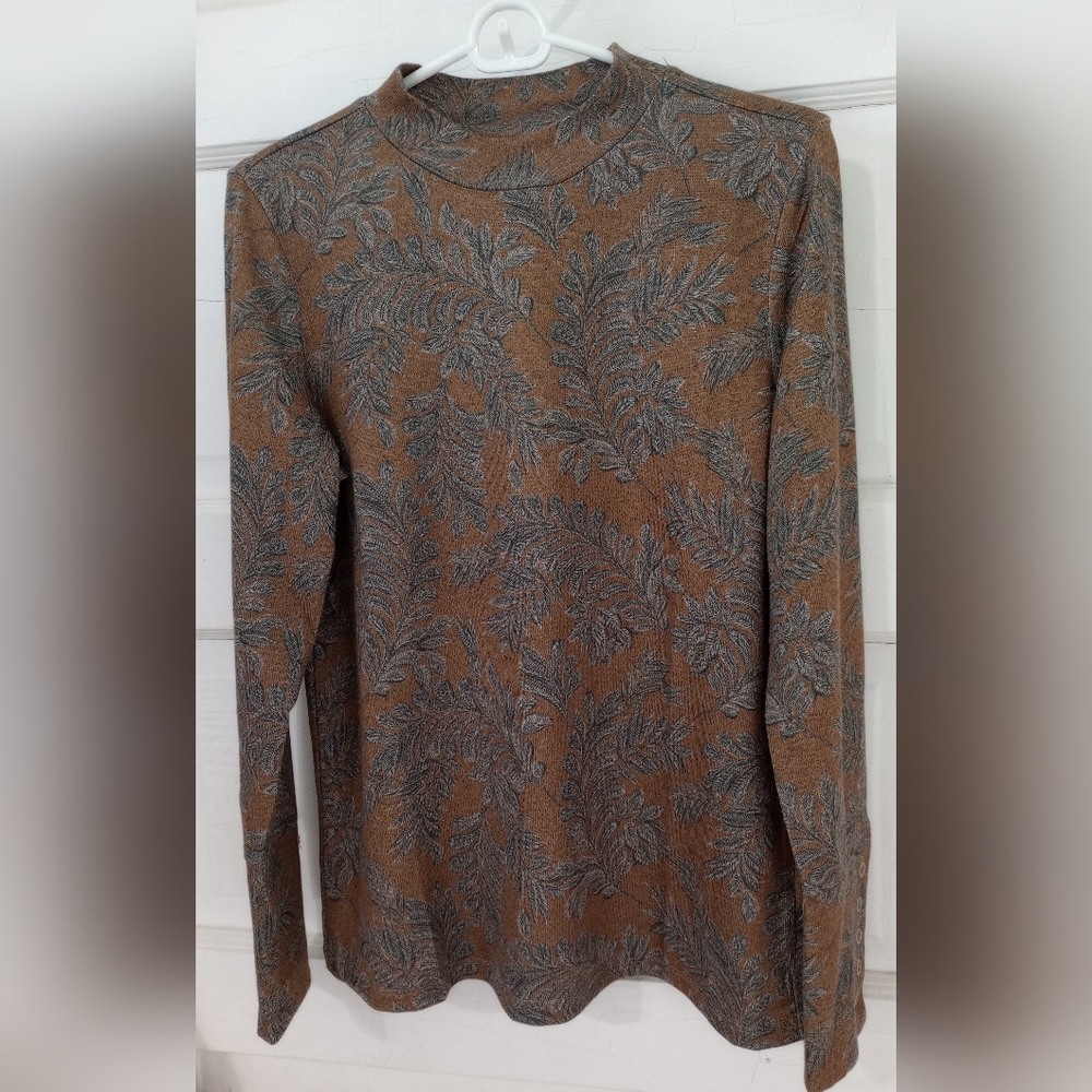 Rafaella-Long Sleeve Knit Top